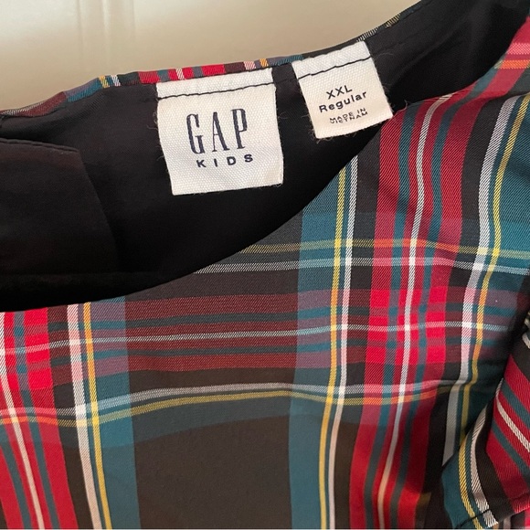 Gap Kids Ruffle Plaid Taffeta Dress - Picture 3 of 3